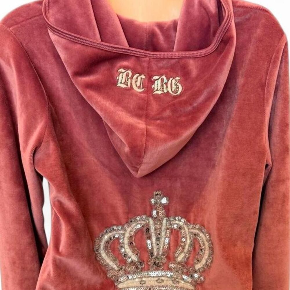 Bcbgmaxazria Women's Pink and Burgundy Jacket